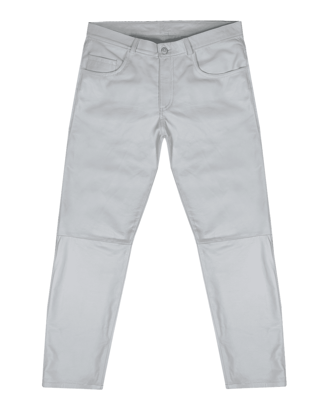 Real Leather Pant Bianco