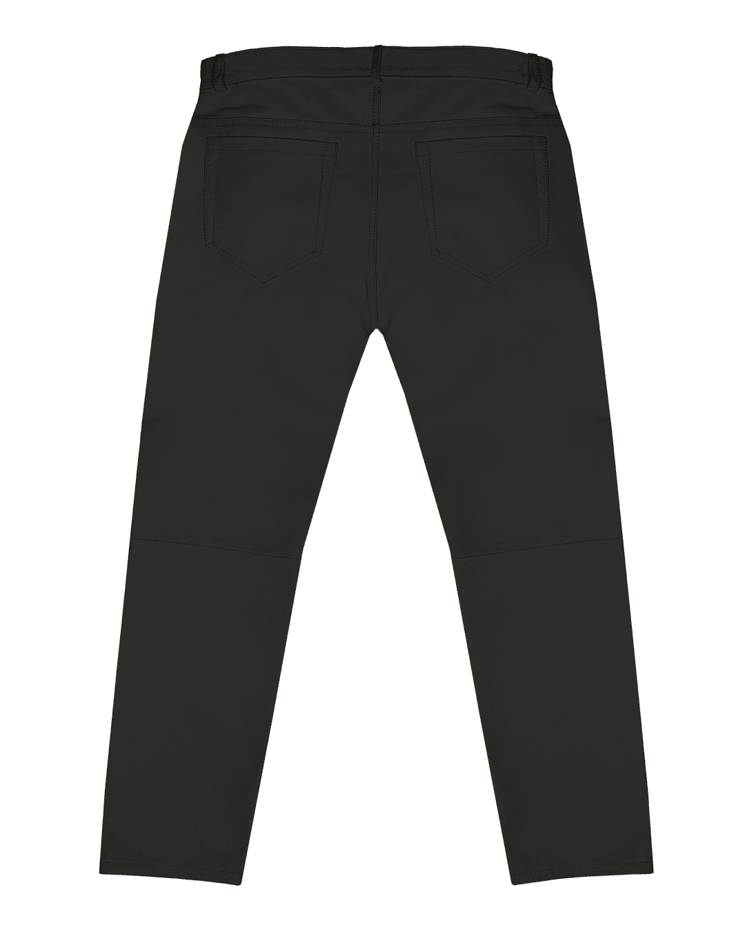 Real Leather Pant Nero